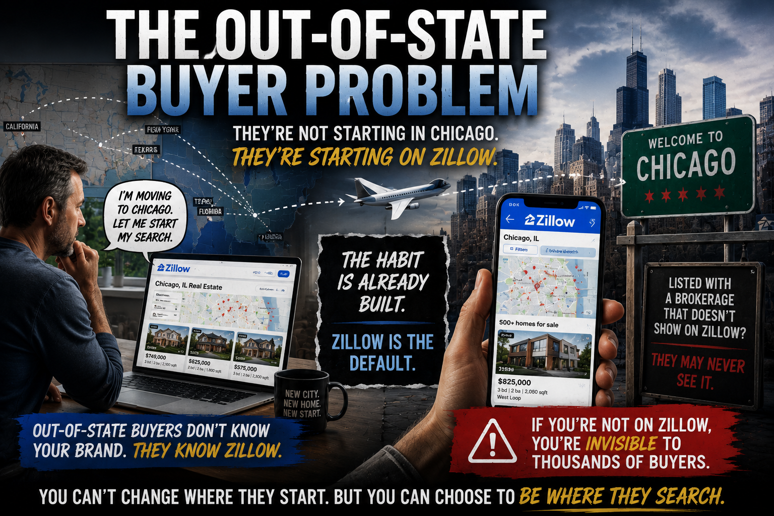 zillow comass dabate out of town buyers